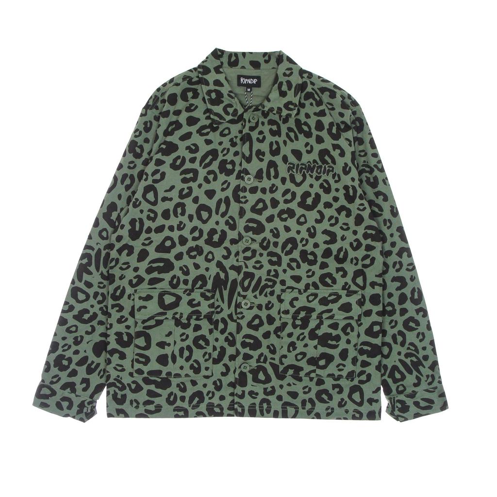 RIPNDIP Coach Jacket Men's Spotted Military Jacket Olive