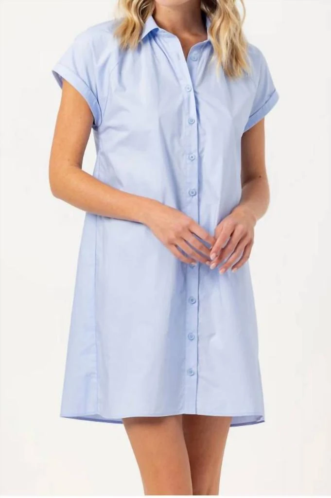 sundays Mia Dress In Baby Blue 1