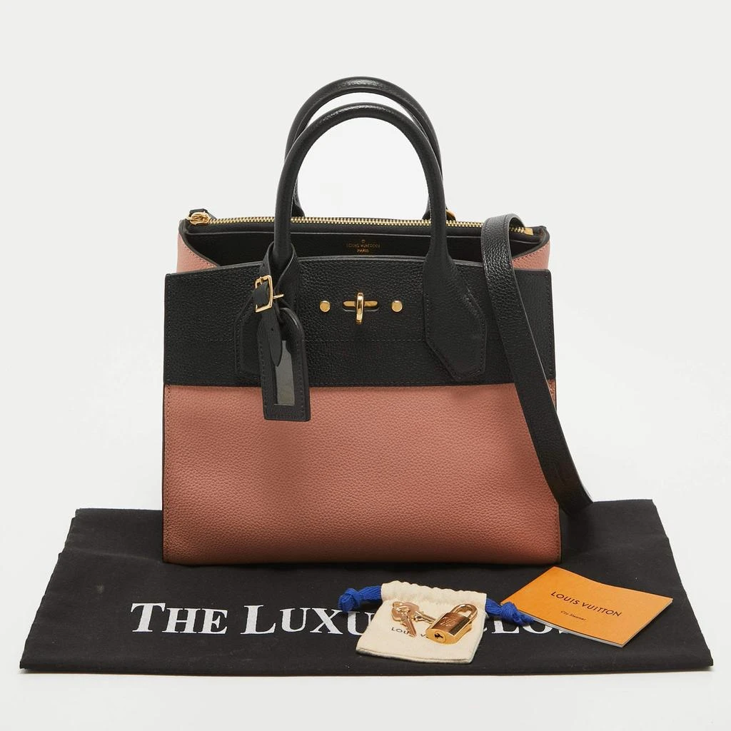 Louis Vuitton Louis Vuitton Pink/Black Leather City Steamer PM Bag 11