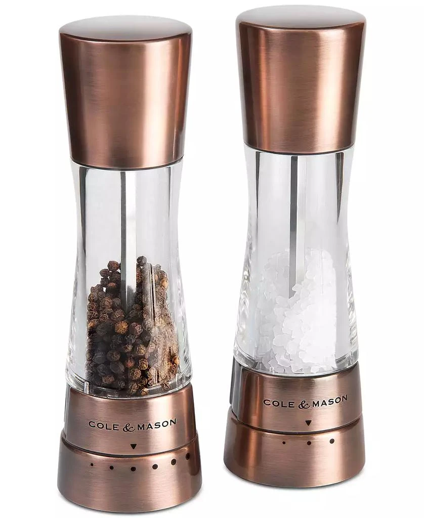 Cole & Mason Derwent Copper Salt & Pepper Grinder Set 1