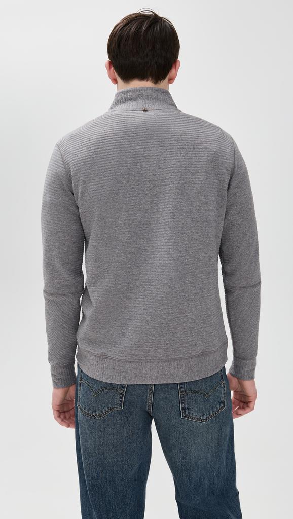 Billy Reid Quilted Half Zip