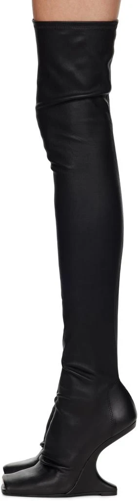 Rick Owens Black Porterville Cantilever 11 Tall Boots 3