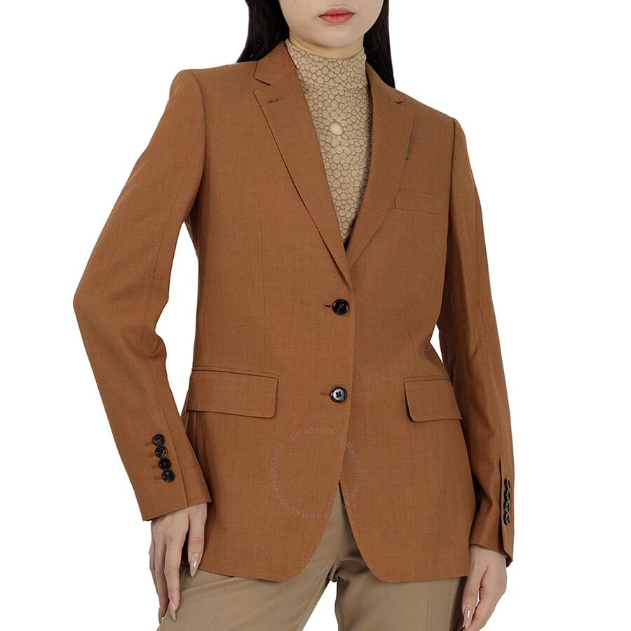 Burberry Wool Silk Cotton Blazer Jacket