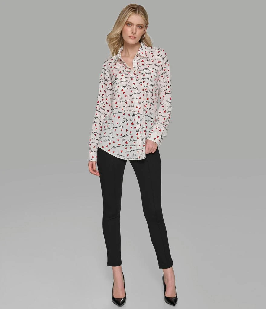 Karl Lagerfeld Paris SUMMER PARIS SCENE WHIMSY BLOUSE 5