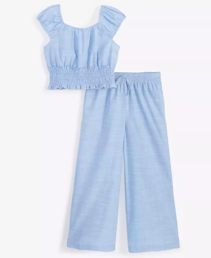 Epic Threads Little & Big Girls 2-Pc. Chambray Top & Pants Set, Exclusively at Macy's