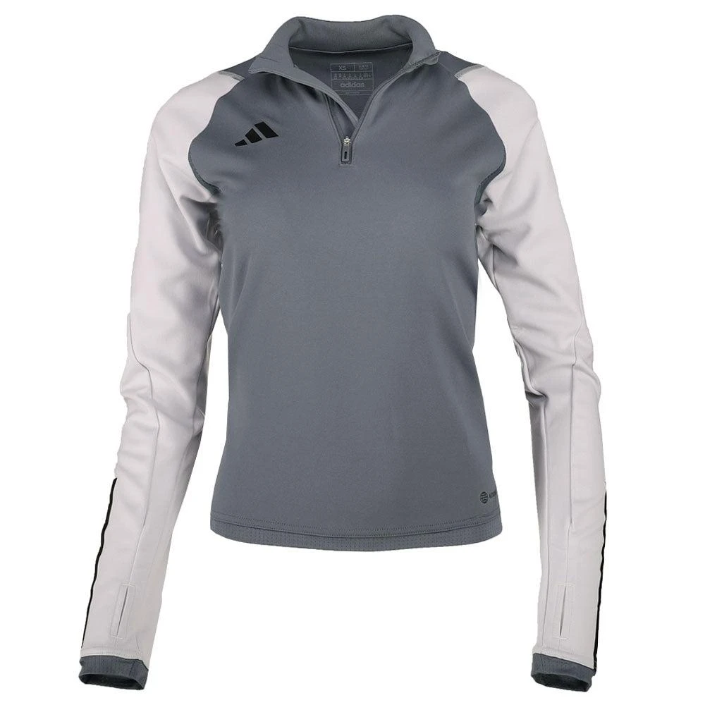 Adidas Tiro23 Competition Collared Long Sleeve Quarter Zip Pullover Top