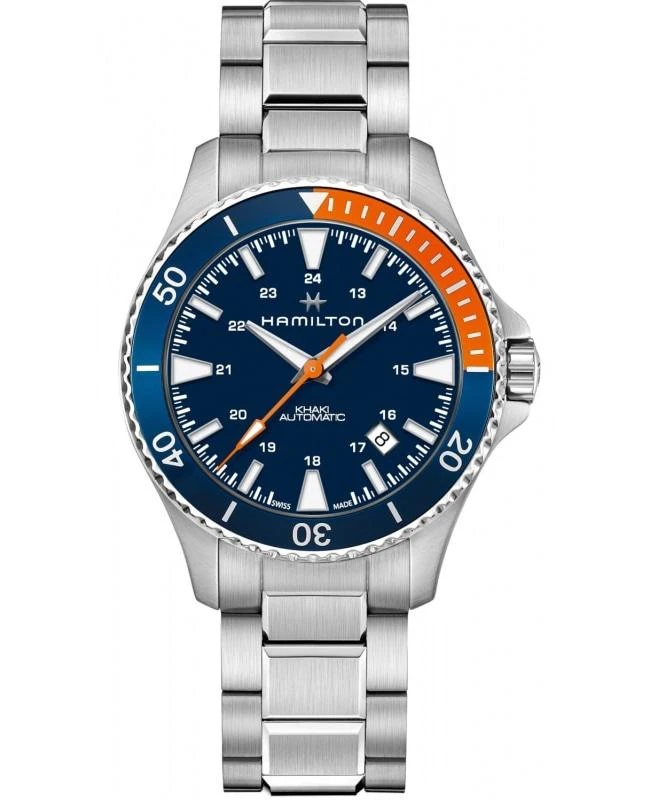 Hamilton Hamilton Khaki Navy Scuba Auto Blue Dial Stainless Steel Men's Watch H82365141 1