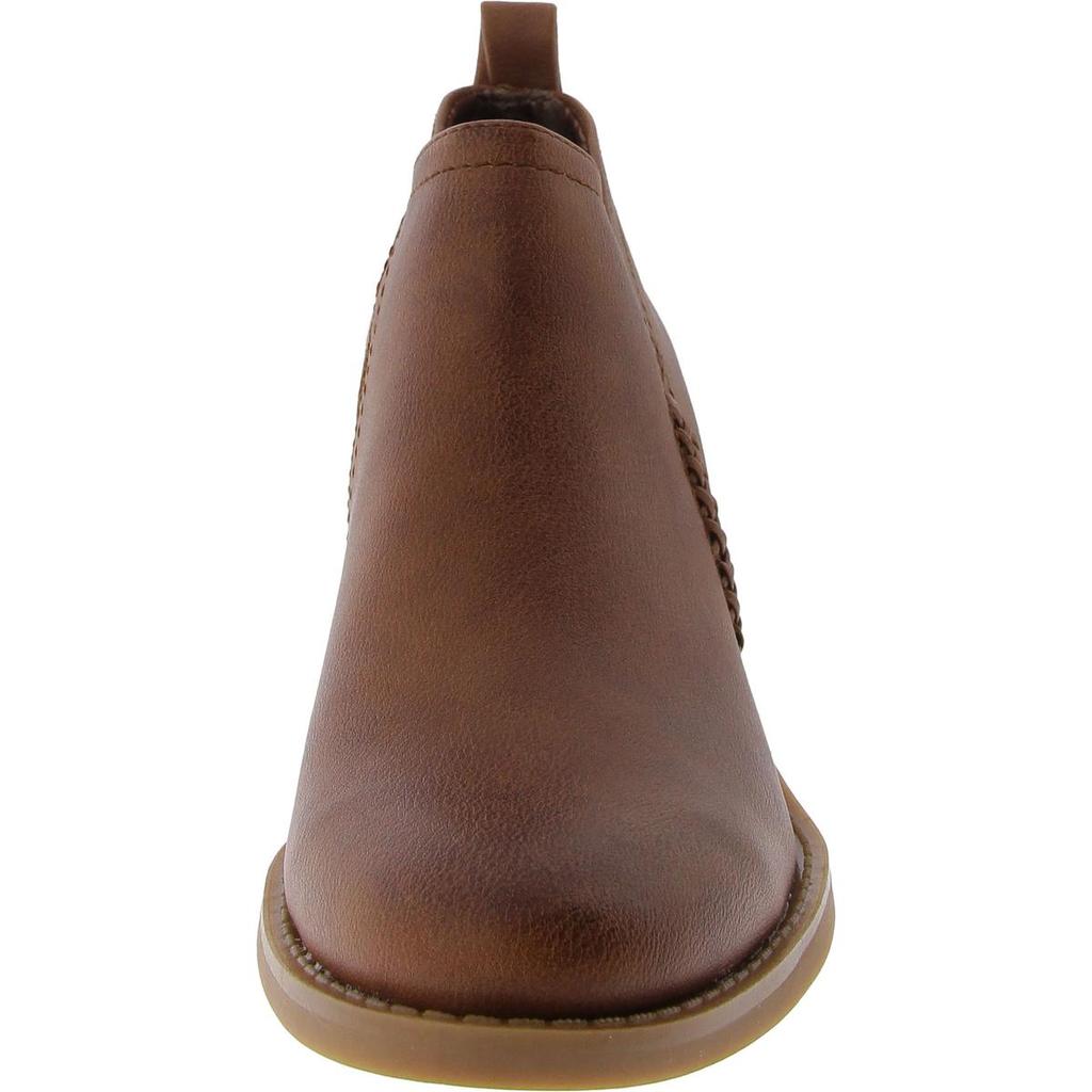 Baretraps Lidian Womens Faux Leather Ankle Booties