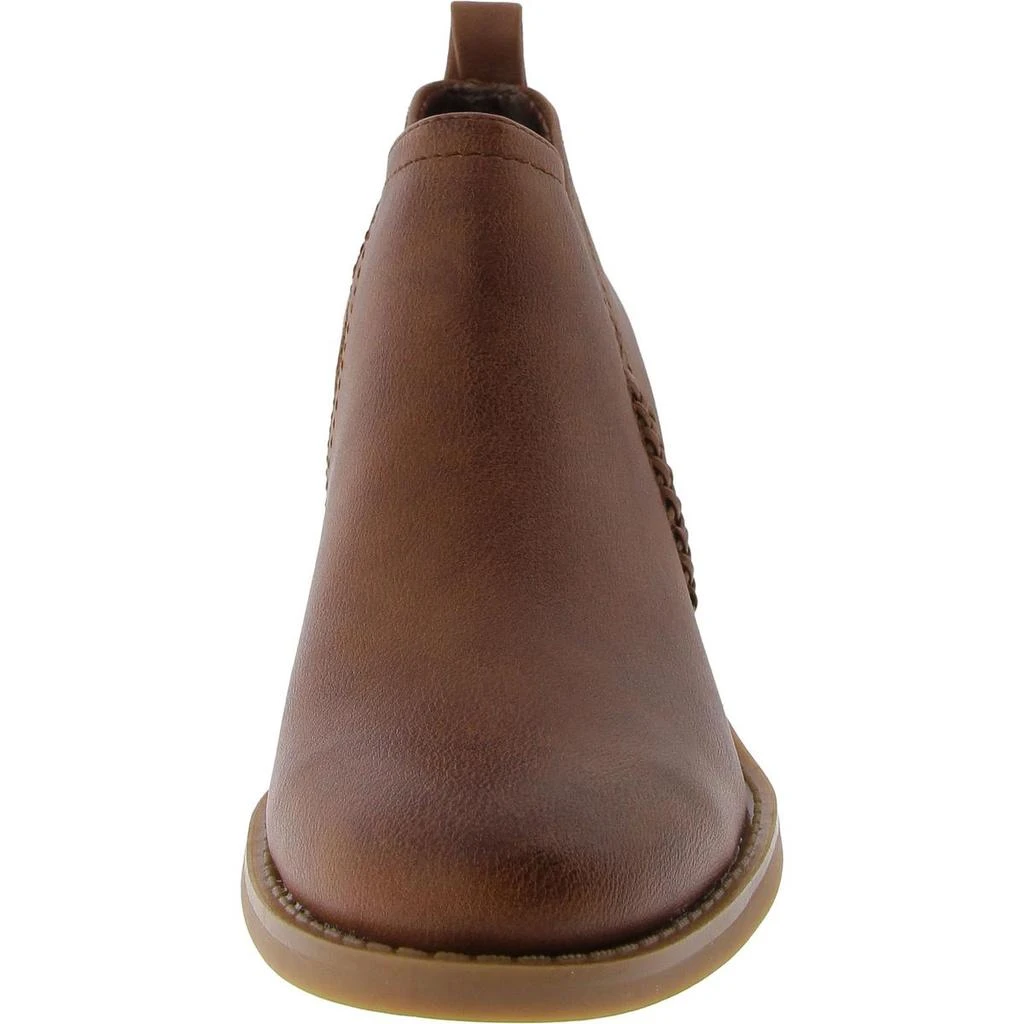 Baretraps Lidian Womens Faux Leather Ankle Booties 2