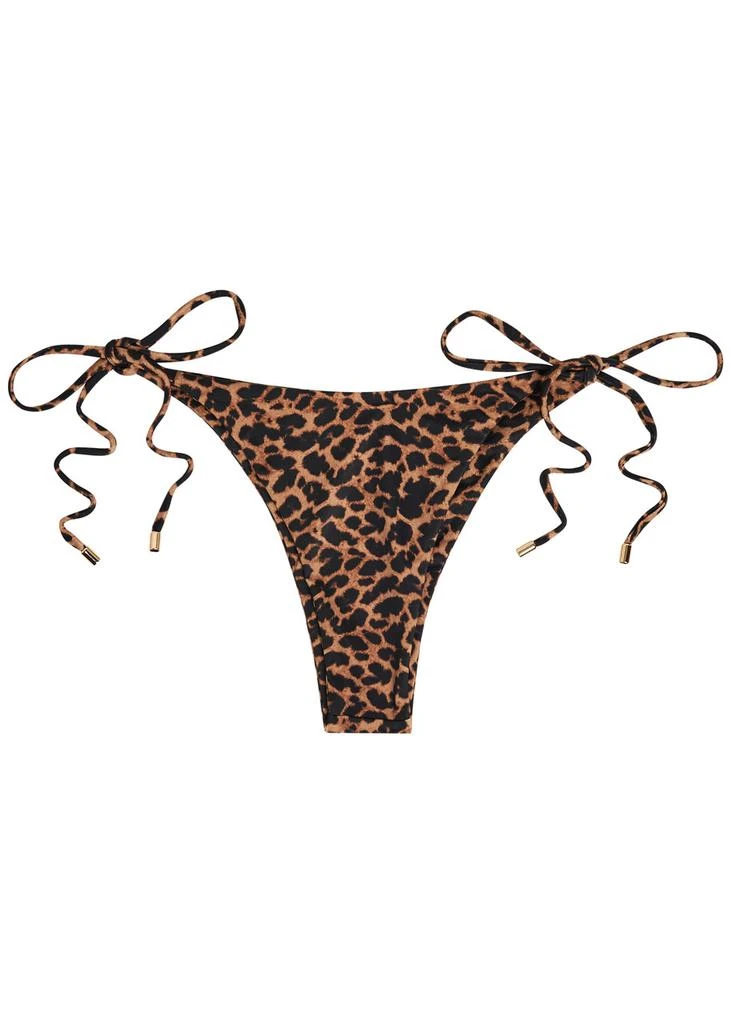 AWAY THAT DAY Catania leopard-print bikini briefs