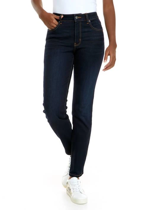 Crown & Ivy™ Ivy Womens Mid Rise Straight Jeans 1