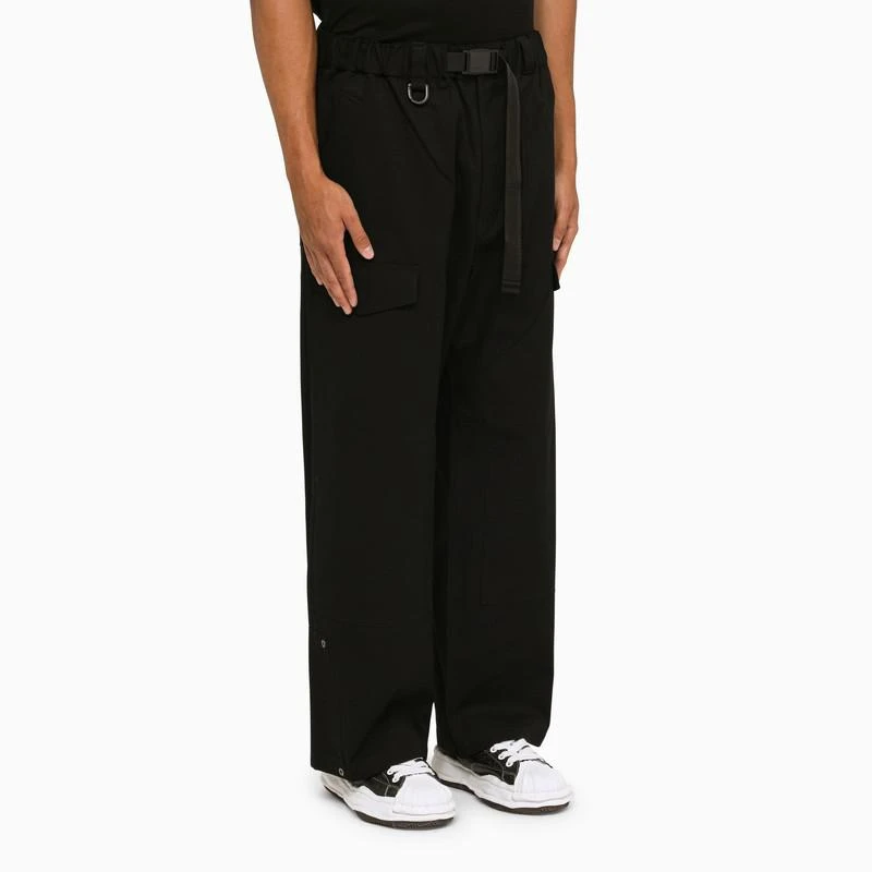 adidas Y-3 Black cotton workwear trousers 4