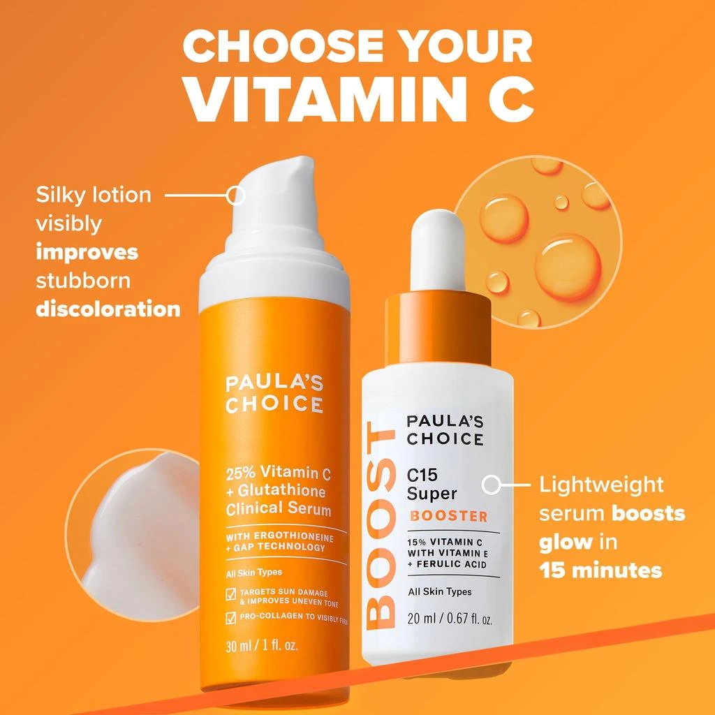 Paula's Choice Paula's Choice 25% Vitamin C+ Glutathione Clinical Serum 1 fl. oz 9