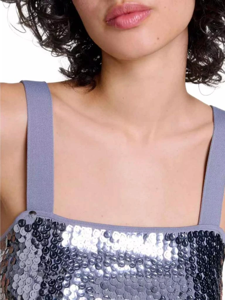 Maje Sequinned Knit Top 7
