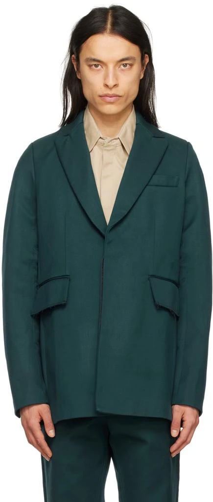 Bianca Saunders Green Akiel Blazer 1