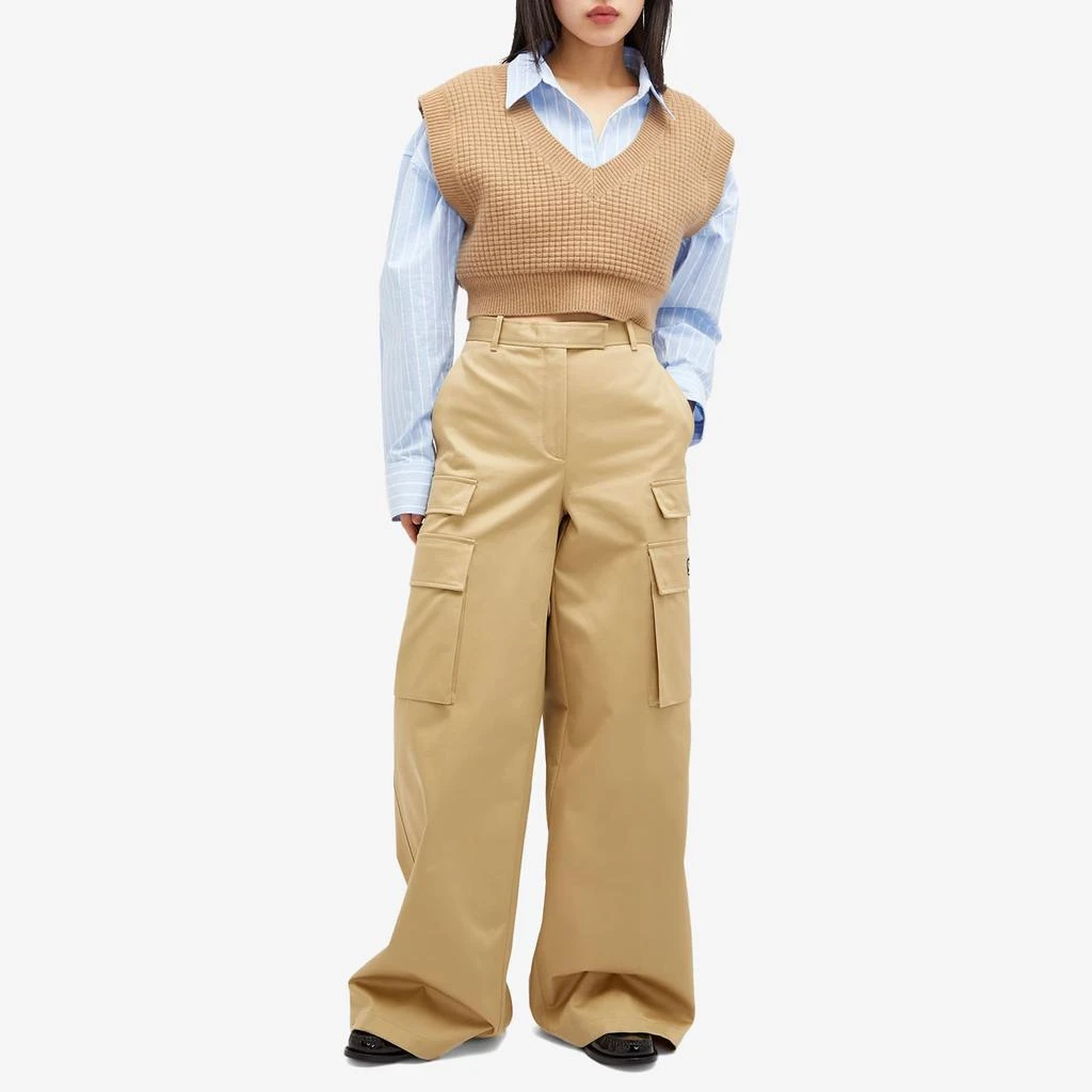 Versace Versace Wide Leg Cargo Pants 4