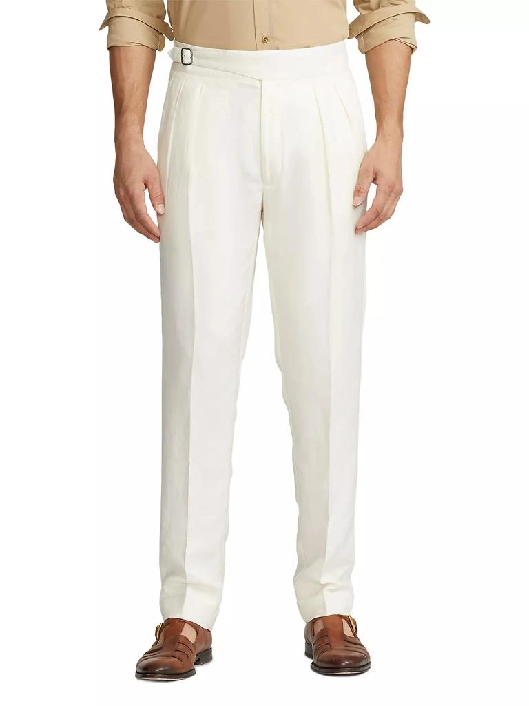 Ralph Lauren Gregory Silk & Linen-Blend Trousers 3