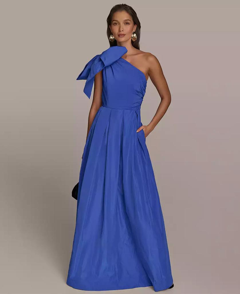 【Donna Karan New York】Sweetheart-Neck Pleated Gown Donna Karan New York Women's Sweetheart-Neck Pleated Gown