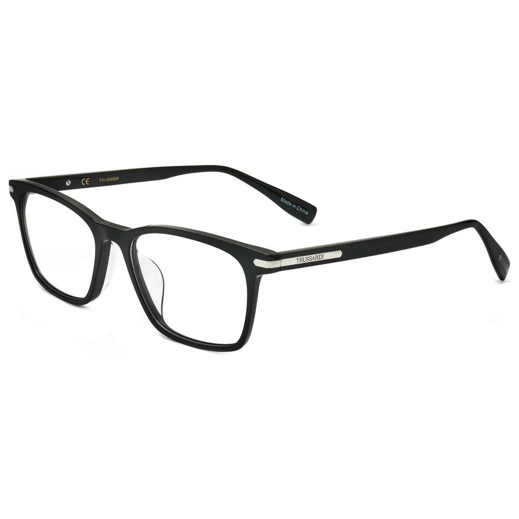 TRUSSARDI Trussardi Men's Black Rectangular Opticals