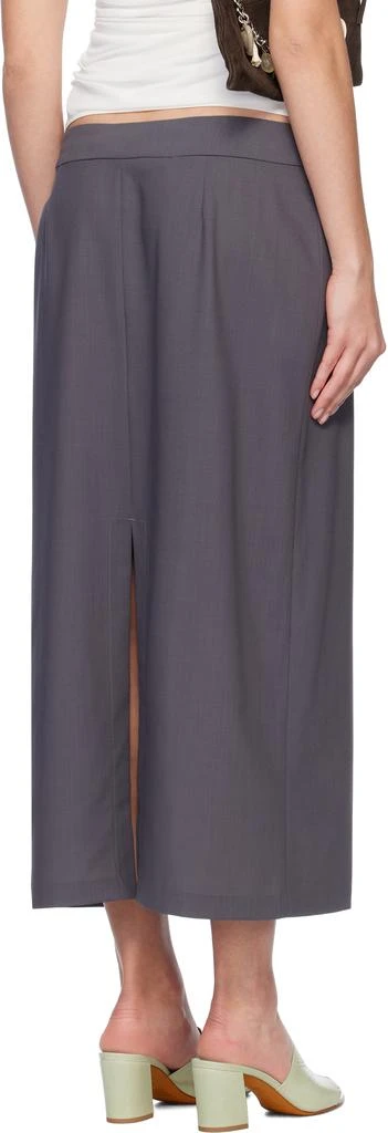 Paloma Wool Gray Jiaqi Midi Skirt 3
