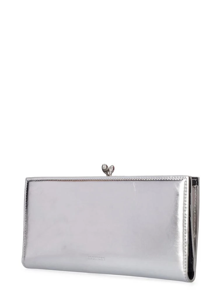 JIL SANDER Medium Goji Metallic Purse Wallet 1