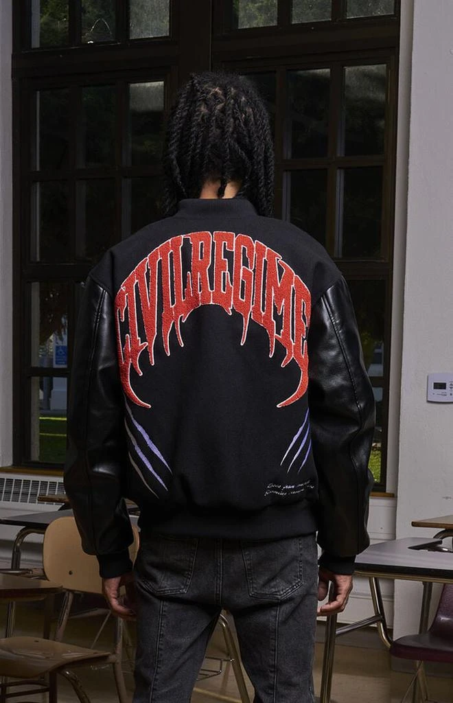 Civil x X-Men '97 Wolverine Slash Varsity Bomber Jacket 1