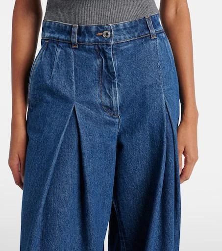 Dolce 
Gabbana Pleated wide-leg jeans 4