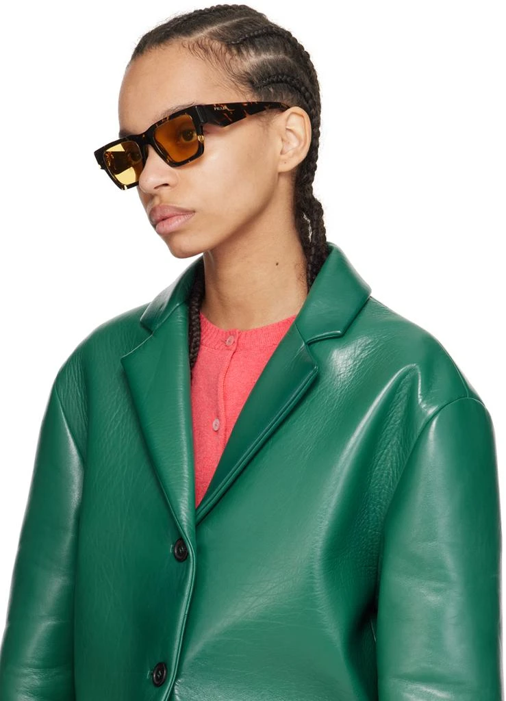 Prada Brown Square Sunglasses 4