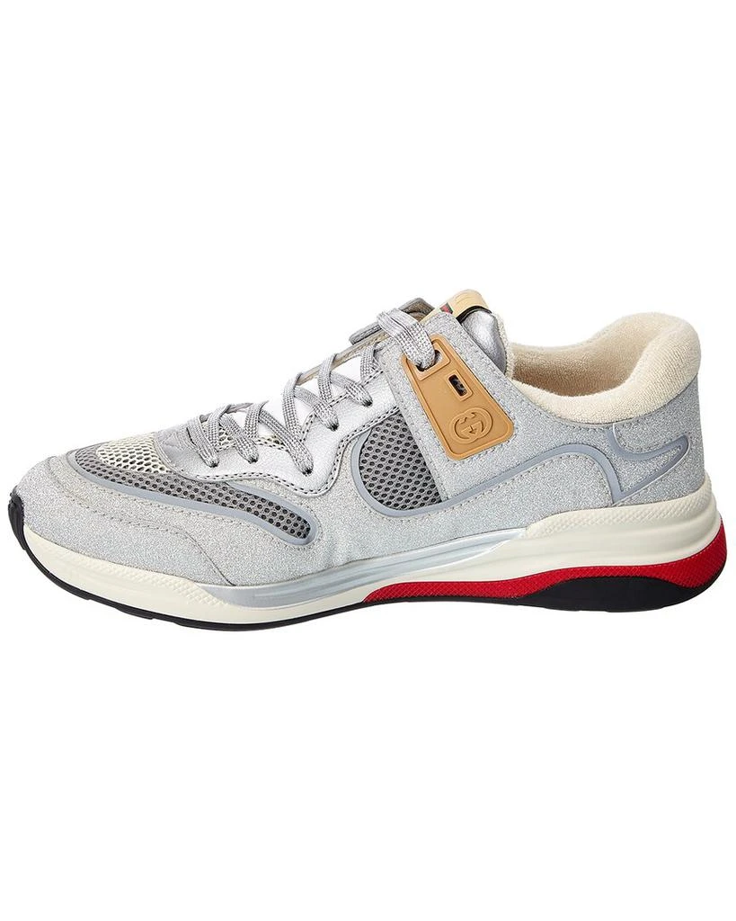 Gucci Ultrapace Glitter Leather & Mesh Sneaker 2