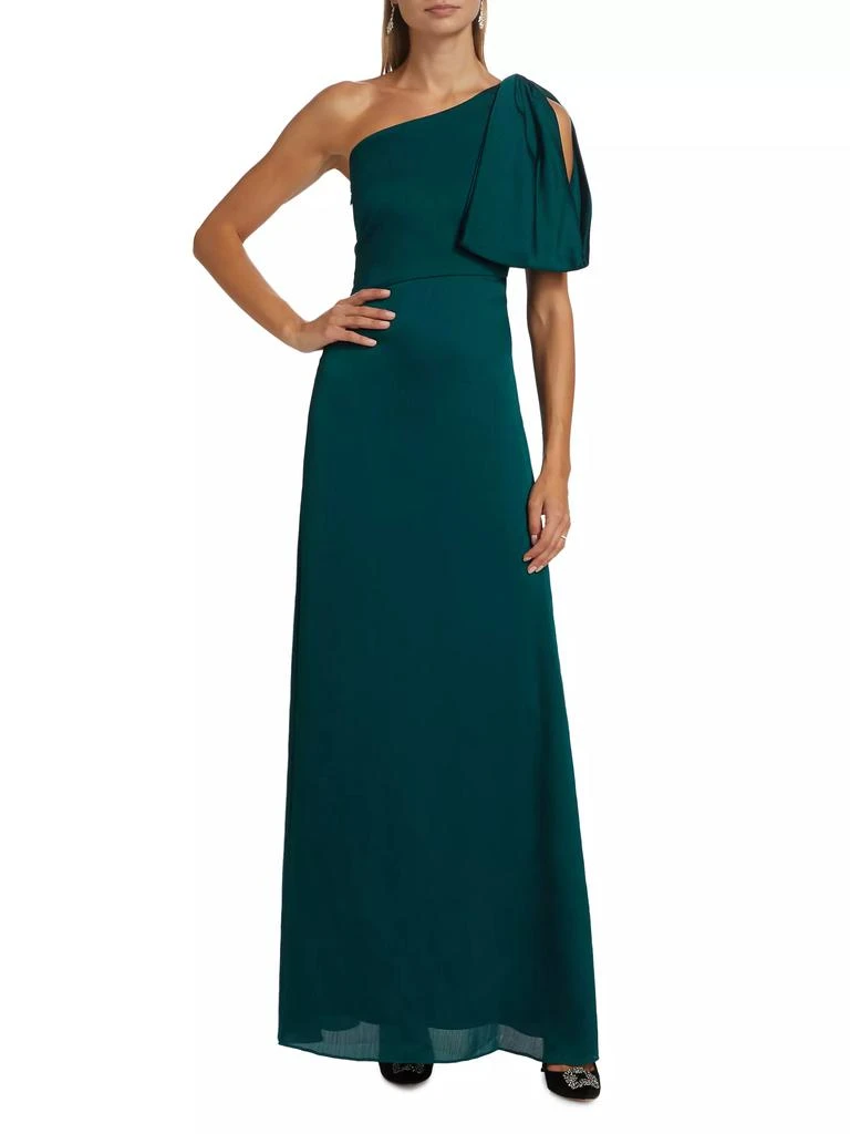 Sachin & Babi Chelsea One-Shoulder Maxi Cocktail Dress 2
