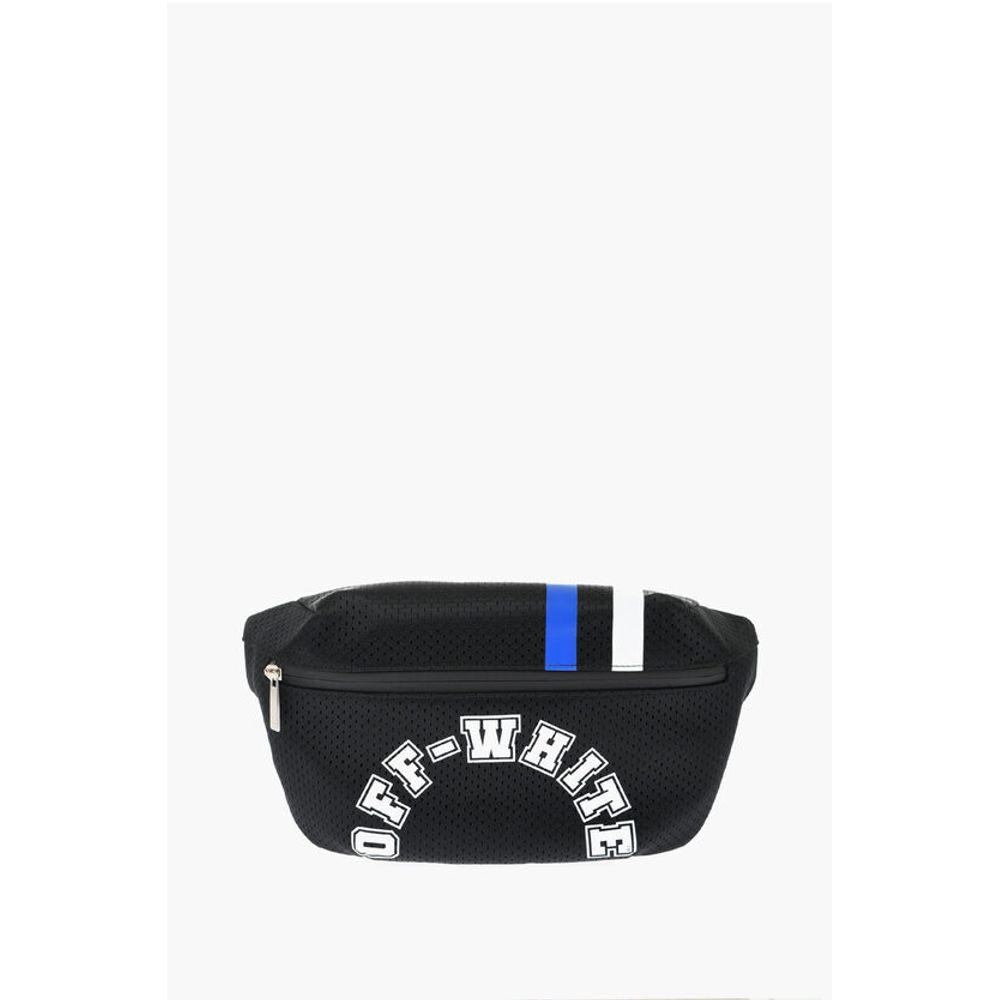 Off-White Off- Perforated Nylon Bum Bag with Contrasting Women's Details