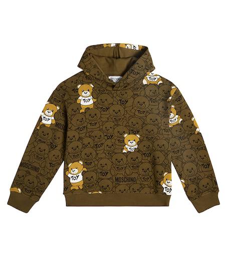 Moschino Teddy Bear cotton jersey hoodie