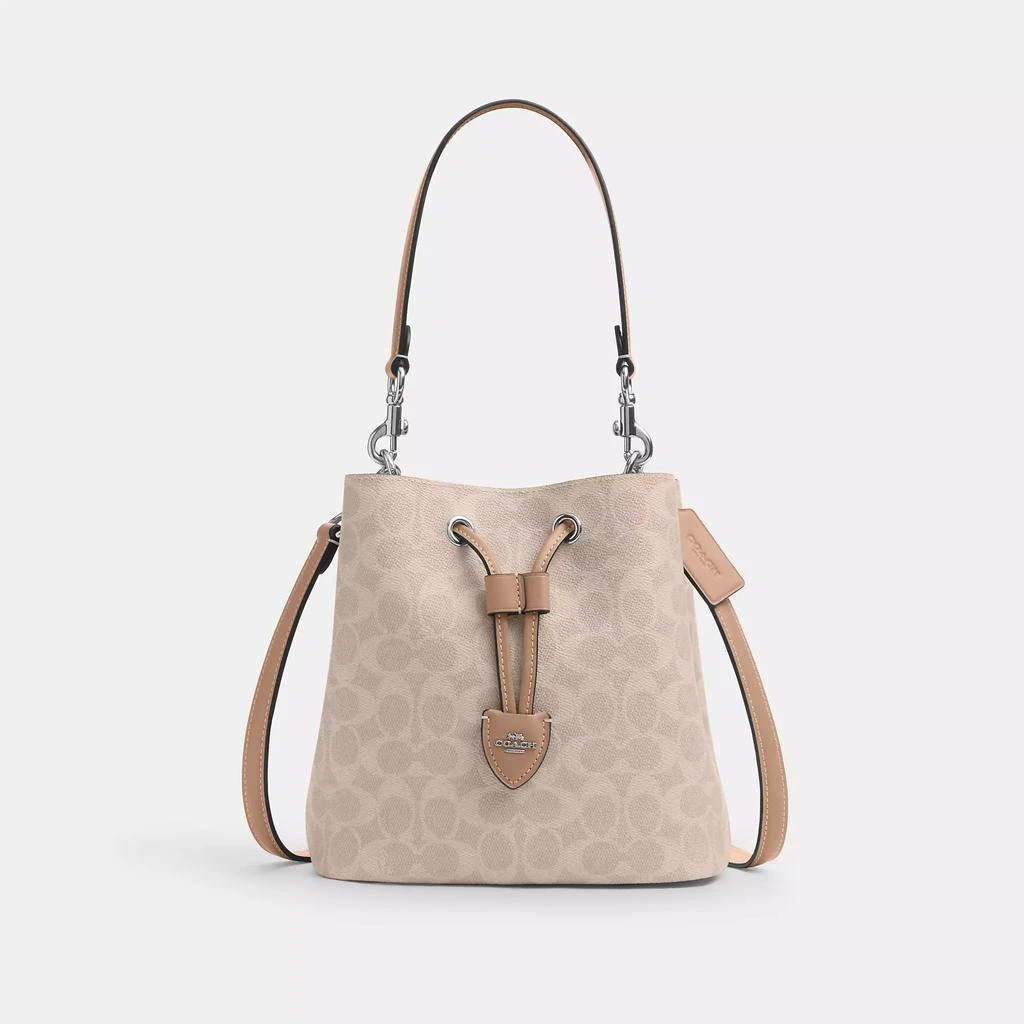 Coach Rowan Bucket Bag In Signature Canvas 2