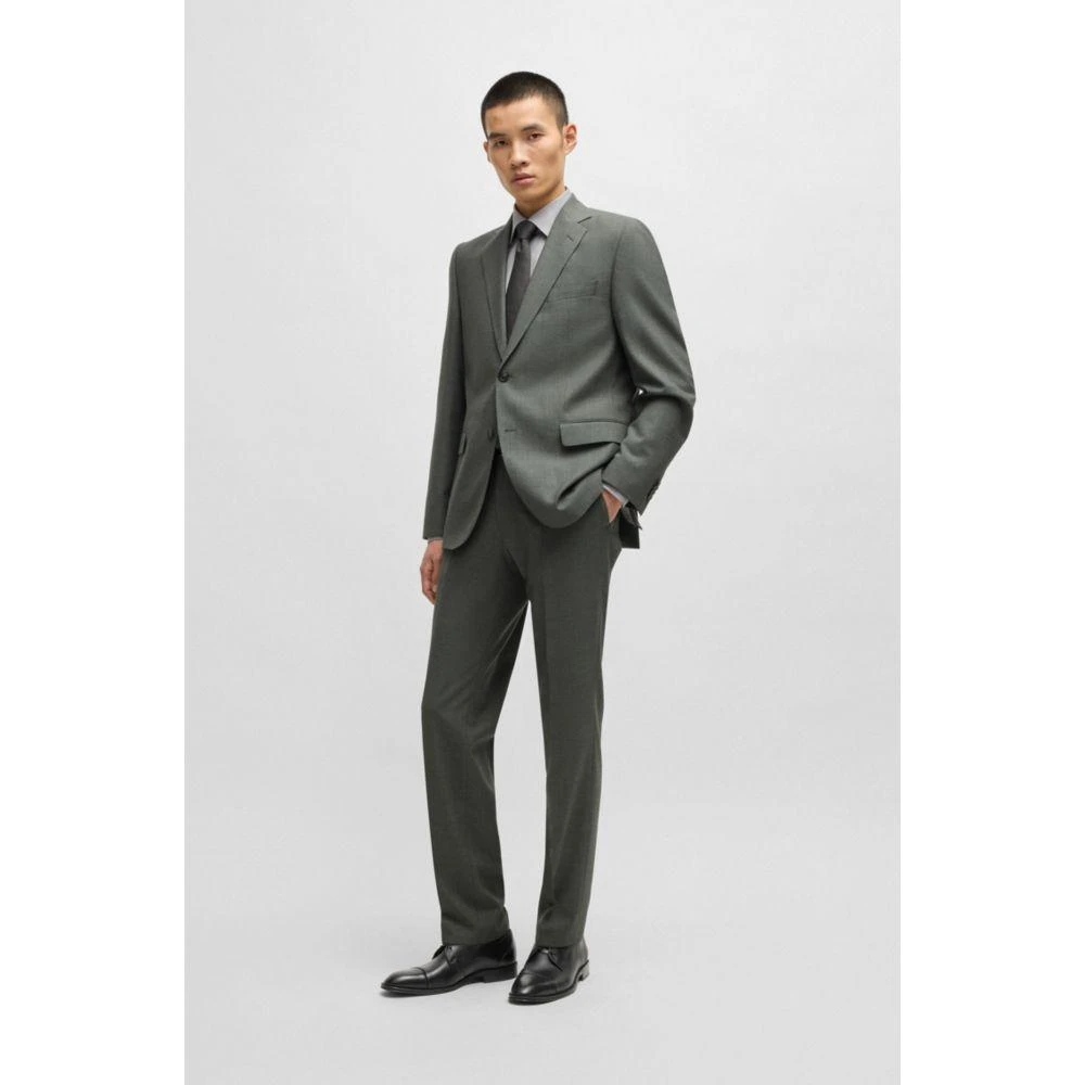 Hugo Boss Cap-toe Derby shoes in leather 2