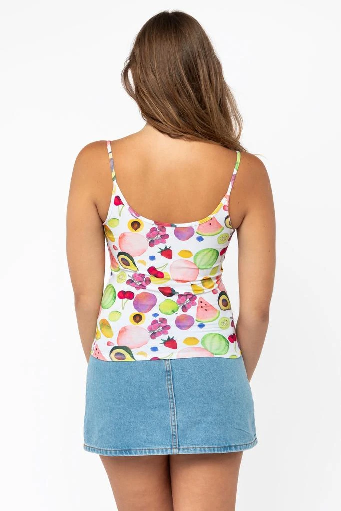 Los Angeles Apparel RPL3011P-X - Printed Poly Spandex Tear Drop Tank Top 3