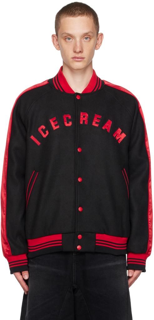 VARSITY BOMBER JACKET cone man COACH Varsity Bomber 1941 Souvenir Jacket Space Cruisers Retro