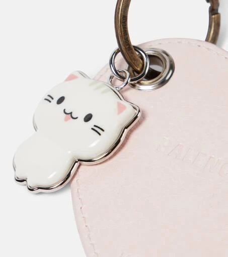 Balenciaga Le City leather bag charm 3