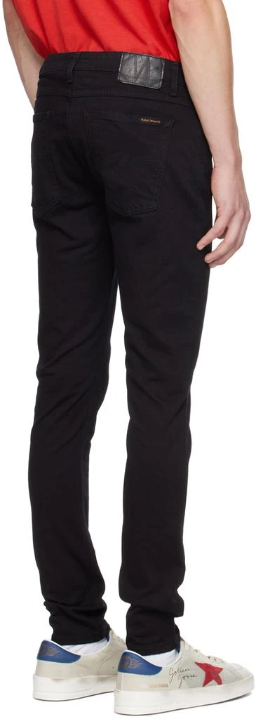 Nudie Jeans Black Skinny Lin Jeans 3