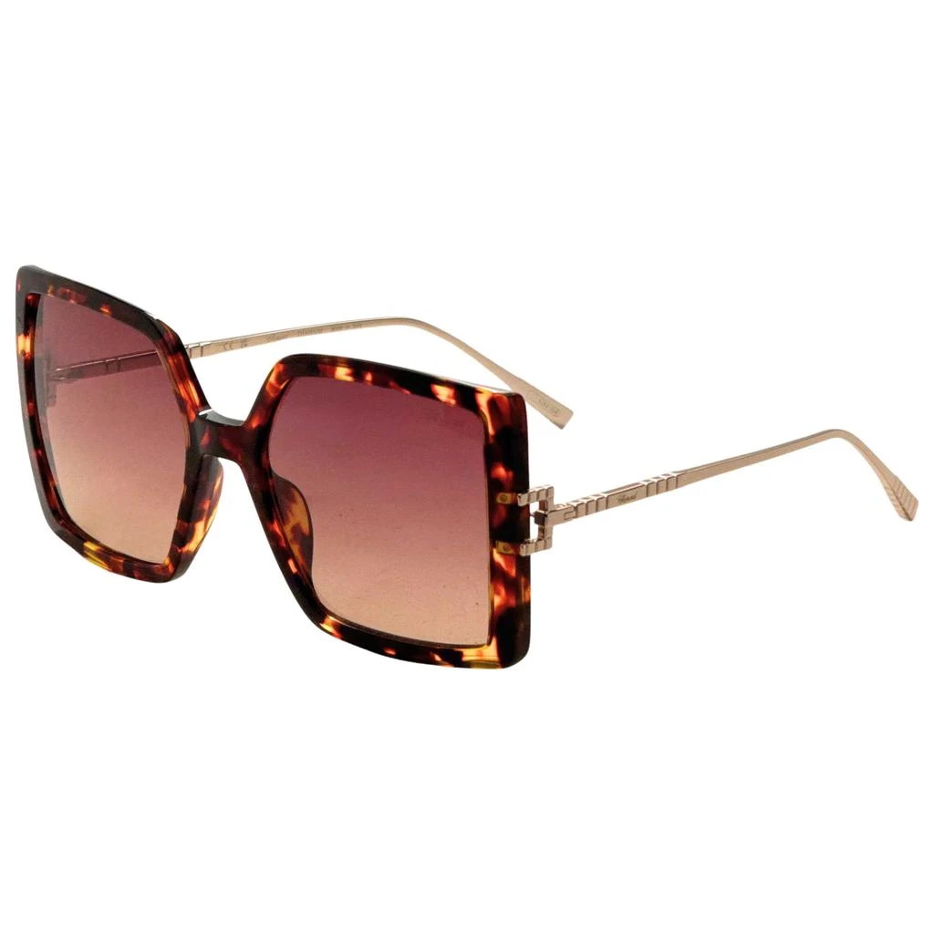 Chopard Chic Hexagonal Sunglasses With Metallic Finish - NWT Chopard SCH 374 700P Polarised Sunglasses - US main image 4