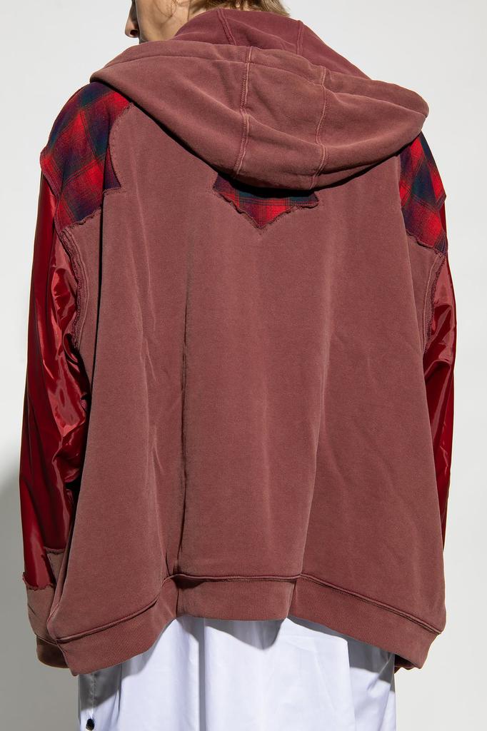 Maison Margiela Pendleton Yoke Drawstring Hoodie – On Sale