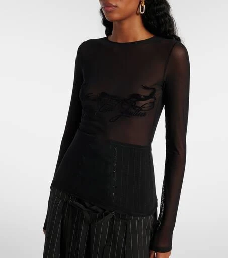 Jean Paul Gaultier Tattoo Collection mesh top 6