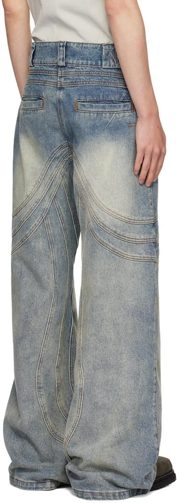 NO/FAITH STUDIOS Blue Wave Jeans 3