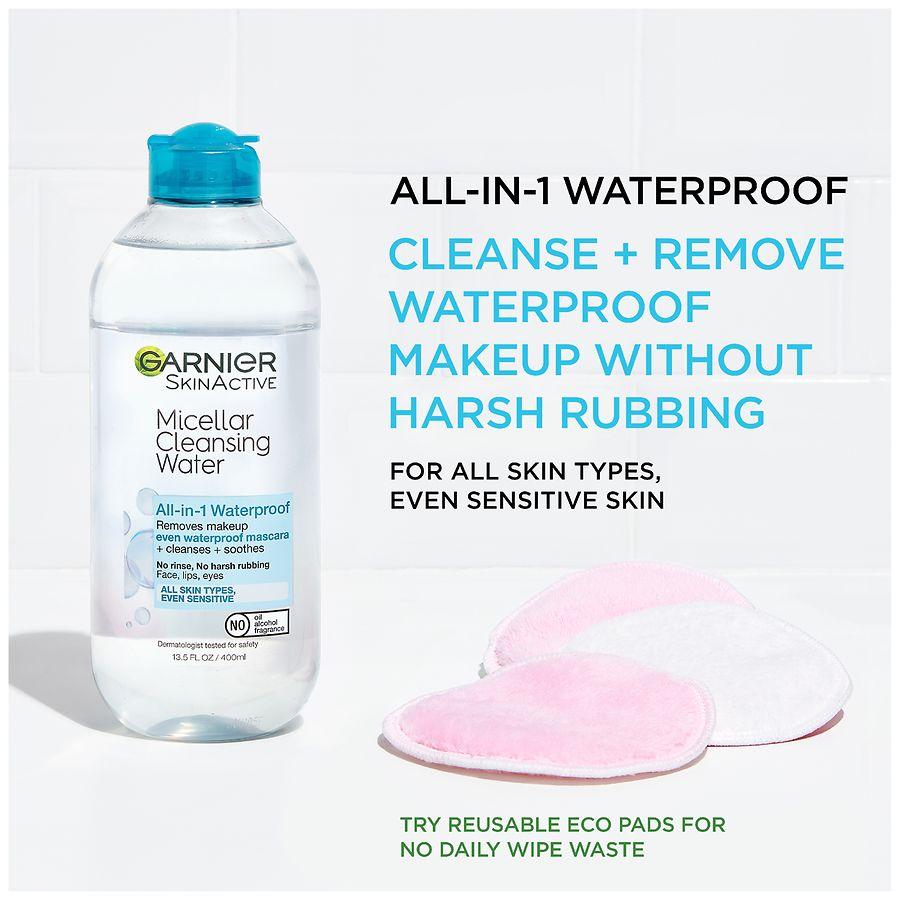 SkinActive Micellar Cleansing Water For Waterproof & Long-Wear Makeup