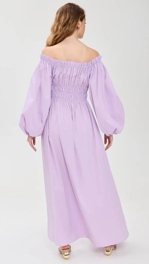 CAROLINE CONSTAS Raquela Off Shoulder Ruffle Maxi Dress 2