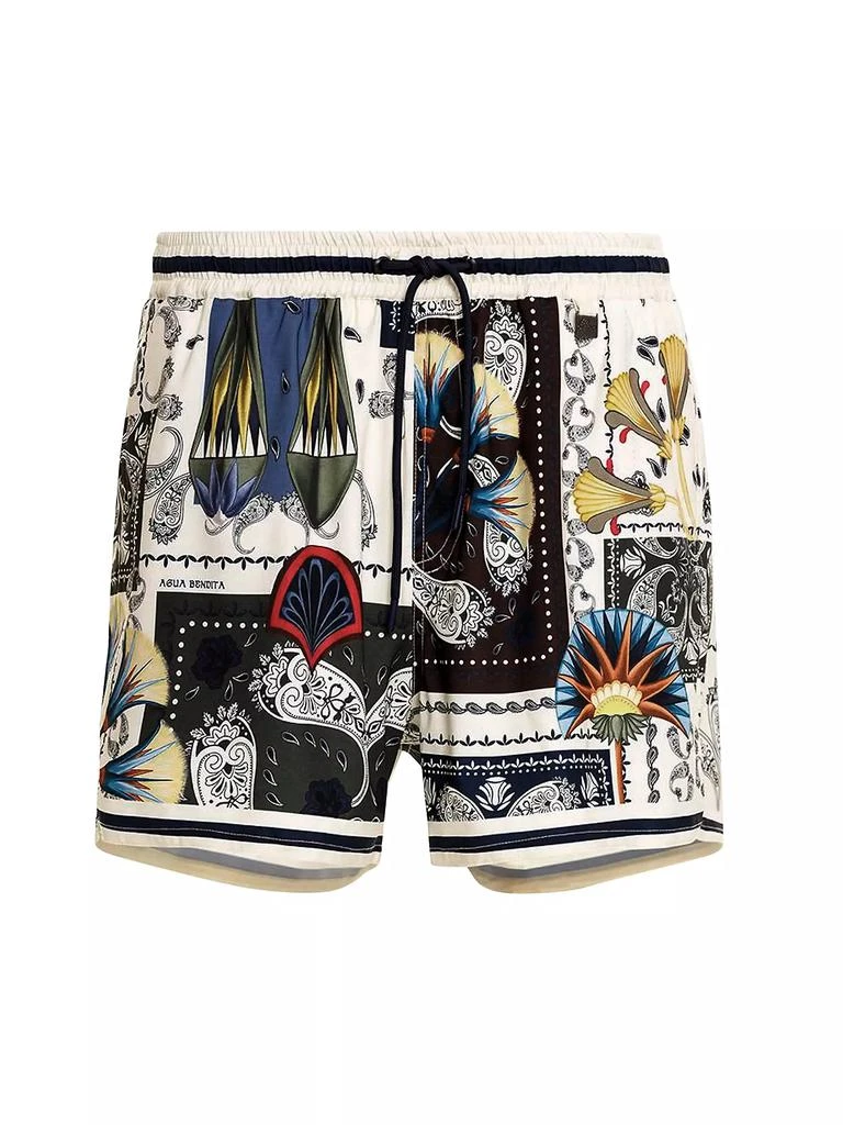 Agua Bendita Returning To The Roots Cassius Cipres Swim Trunks 1