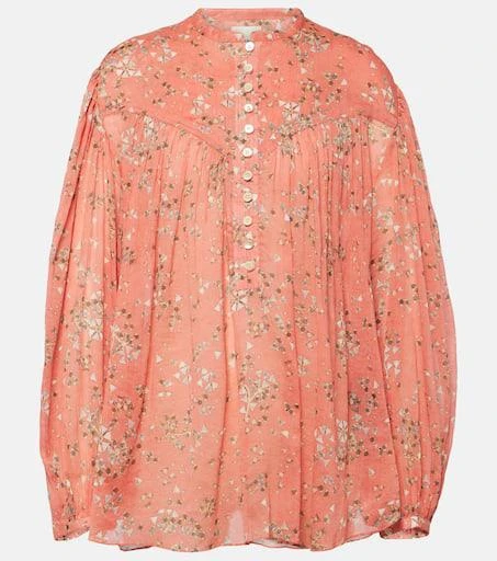Isabel Marant Kiledia cotton and silk blouse 1