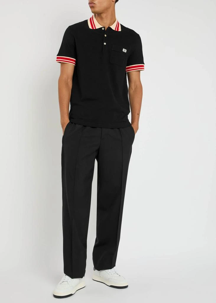 Valentino VLogo piqué cotton polo shirt 4