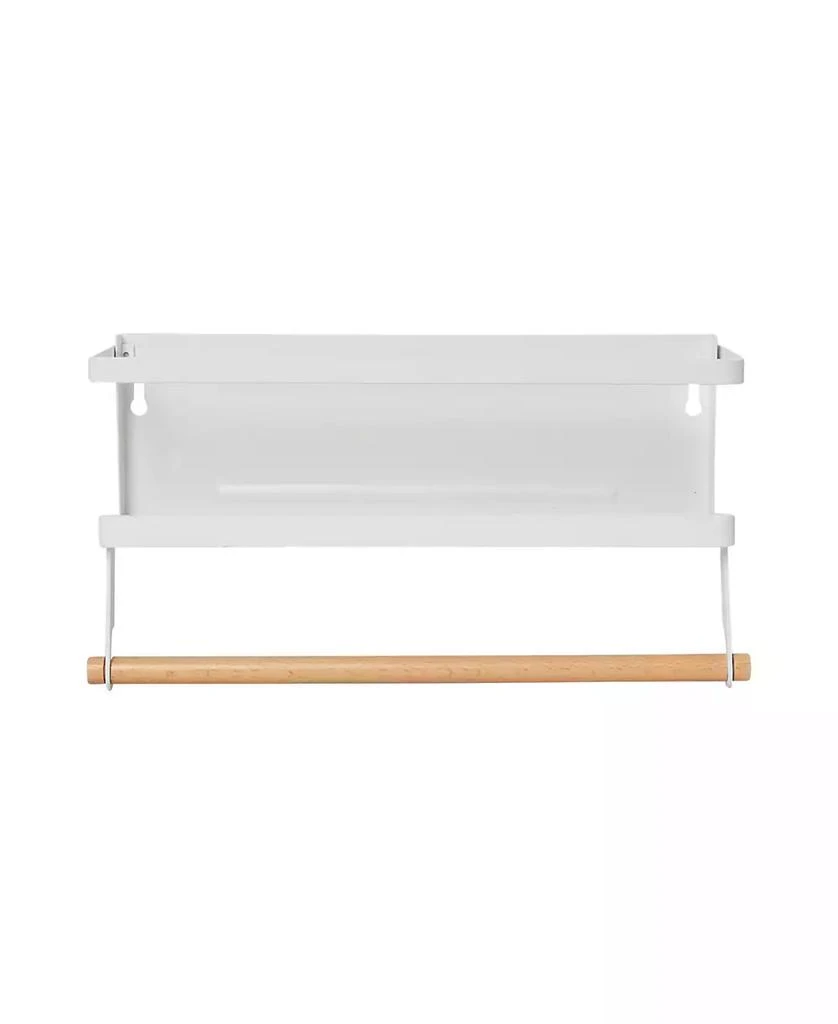 Household Essentials Metal Magnetic Spice Rack with Paper Towel Holder 3