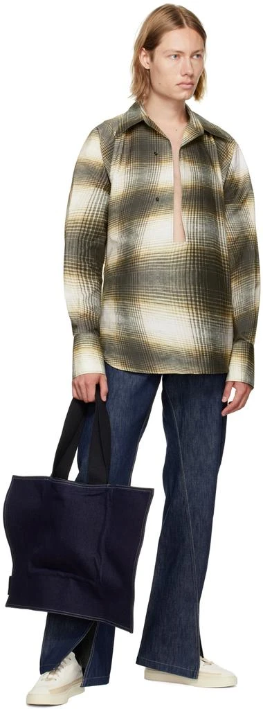 Bianca Saunders Indigo ISKO Edition Art Folder Tote 4