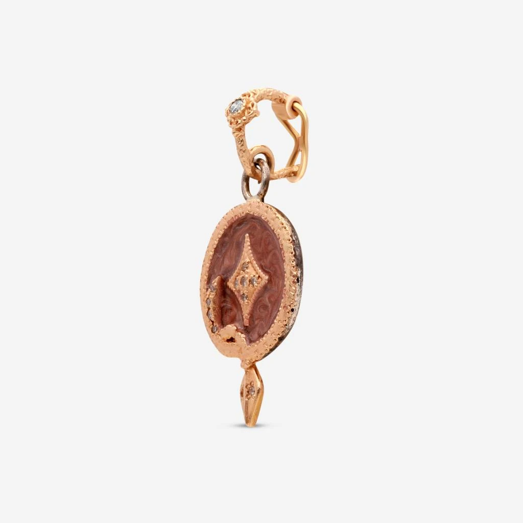 Armenta Armenta Rose 14K Rose Gold & Grey Sterling Silver Pendant 20564 3